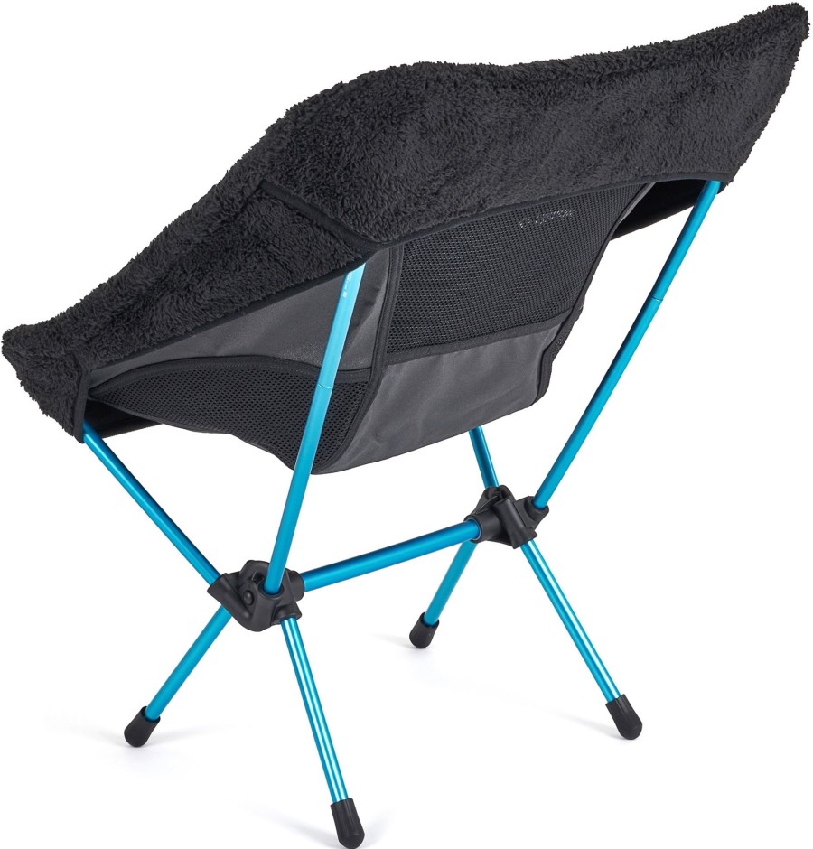 Camping Helinox Camping Furniture | Helinox Chair One/ Chair Zero/ Ground Chair Fleece Seat Warmer Black