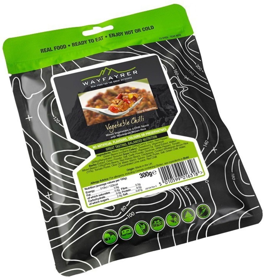 Equipment Wayfayrer Lunch/ Dinner | Wayfayrer Vegetable Chilli And Rice Black