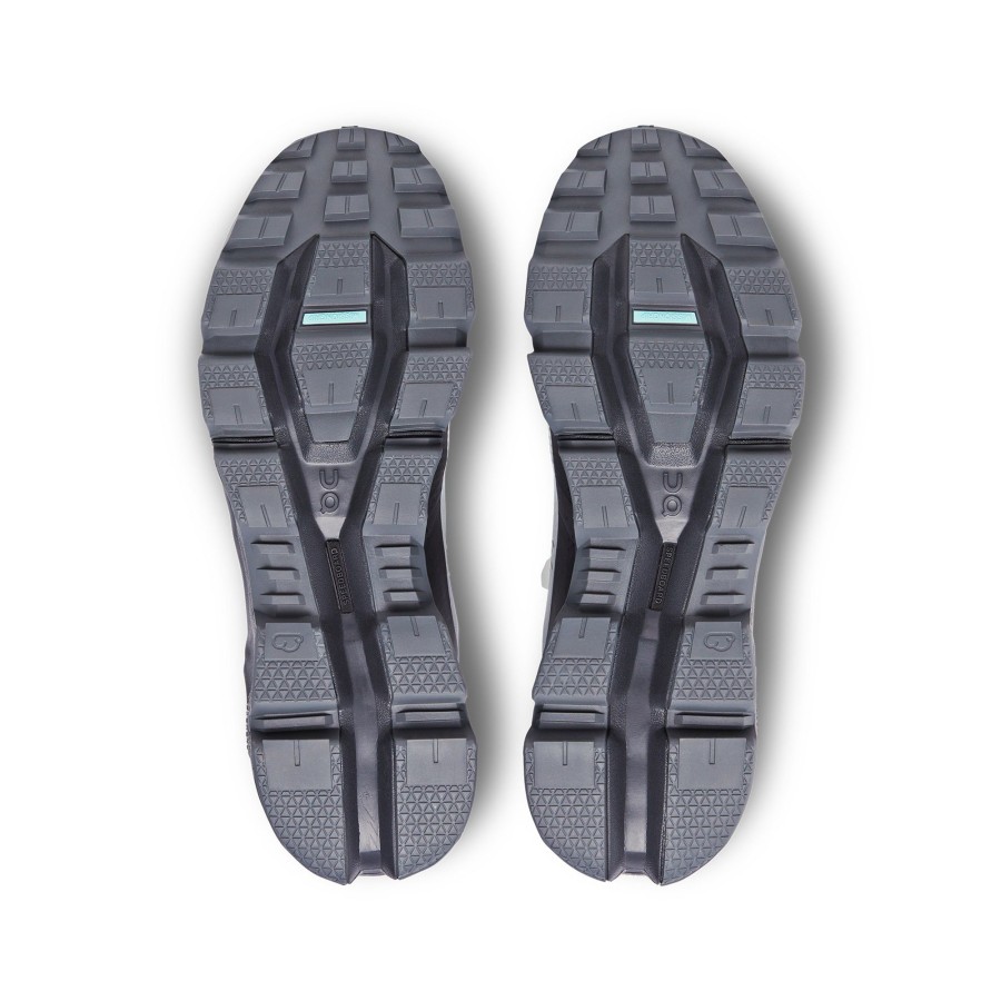 Footwear On Walking Shoes | On Mens Cloudwander Waterproof Hiking Shoes - Glacier-Eclipse Grey