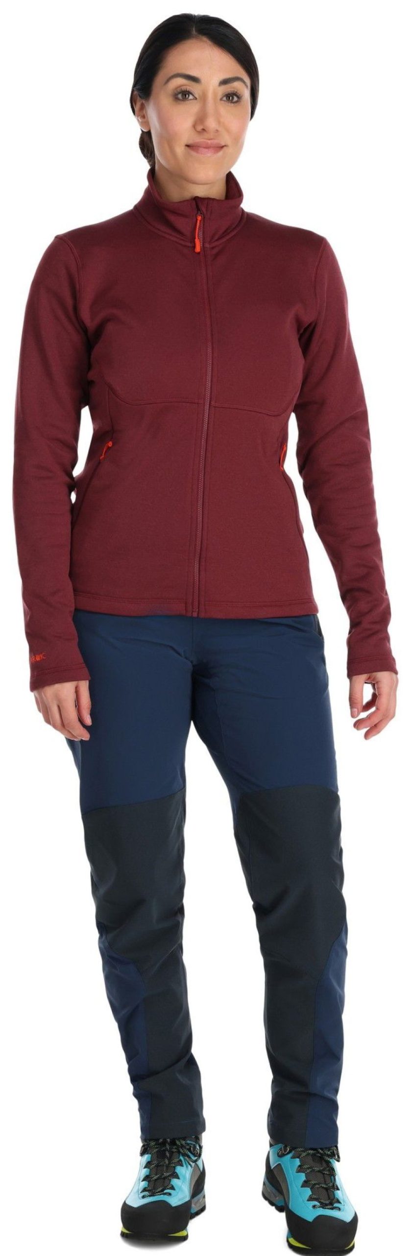 Clothing Rab Fleece & Mid Layer | Rab Womens Geon Jacket - Deep Heather Purple