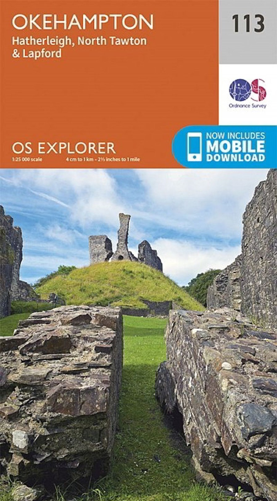 Equipment Ordnance Survey Maps And Books | Os Explorer Map 113 - Okehampton Orange