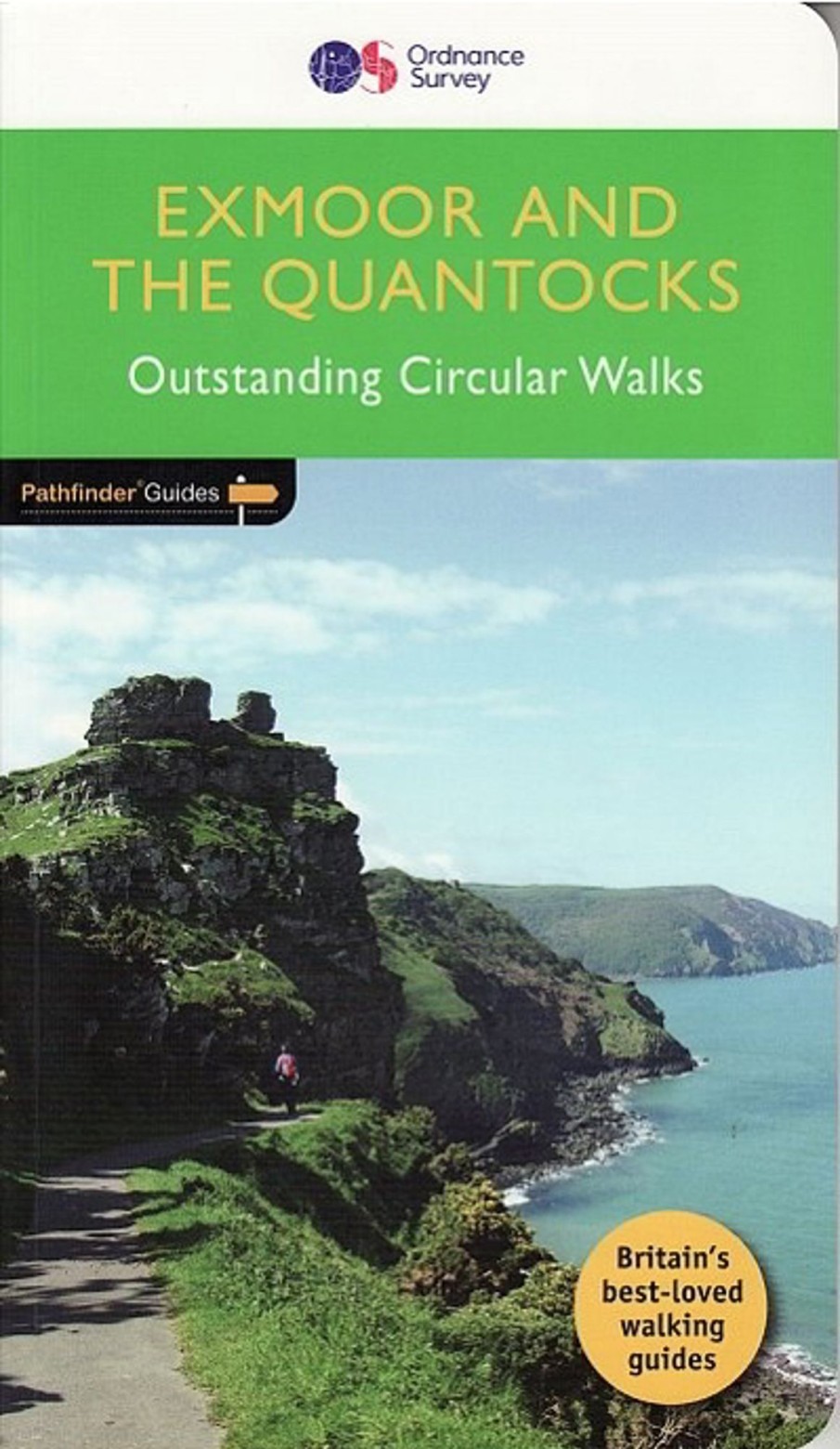 Equipment Ordnance Survey Maps And Books | Pathfinder Guides Exmoor And The Quantocks - Outstanding Circular Walk Green