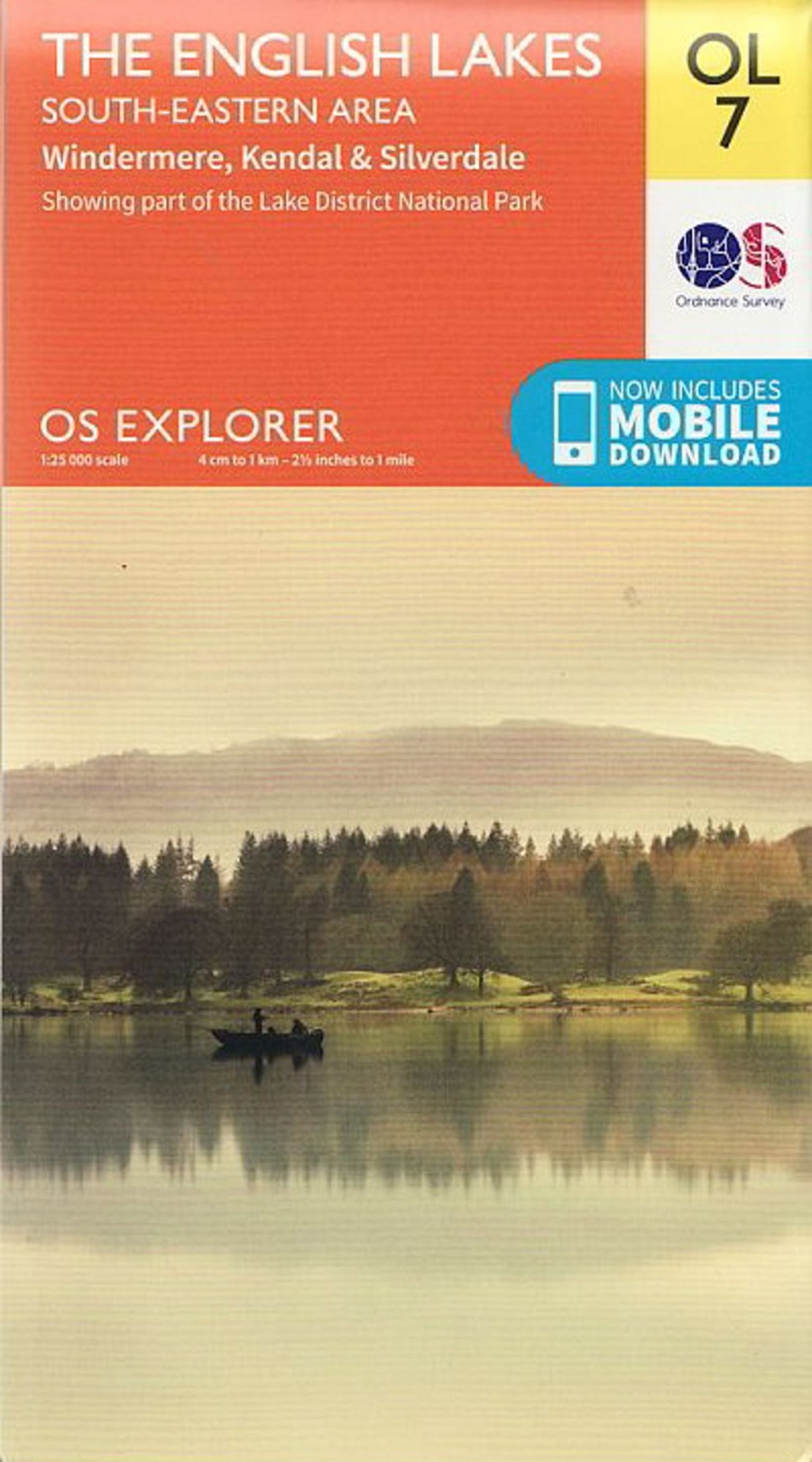 Equipment Ordnance Survey Maps And Books | Os Explorer Map Ol7 - The English Lakes - South Eastern Area Orange