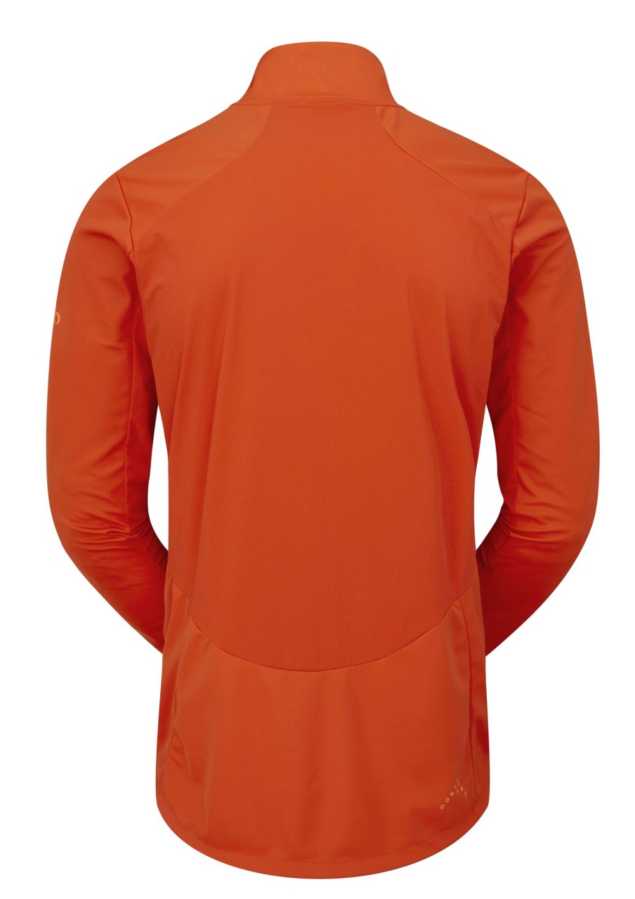 Clothing Rab Softshell Jackets | Rab Mens Stormveil Windstopper Jacket - Firecracker Orange