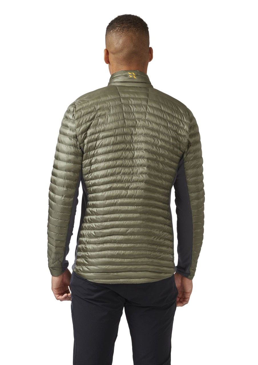 Clothing Rab Insulated Jackets | Rab Mens Cirrus Flex 2.0 Jacket - Light Khaki Green