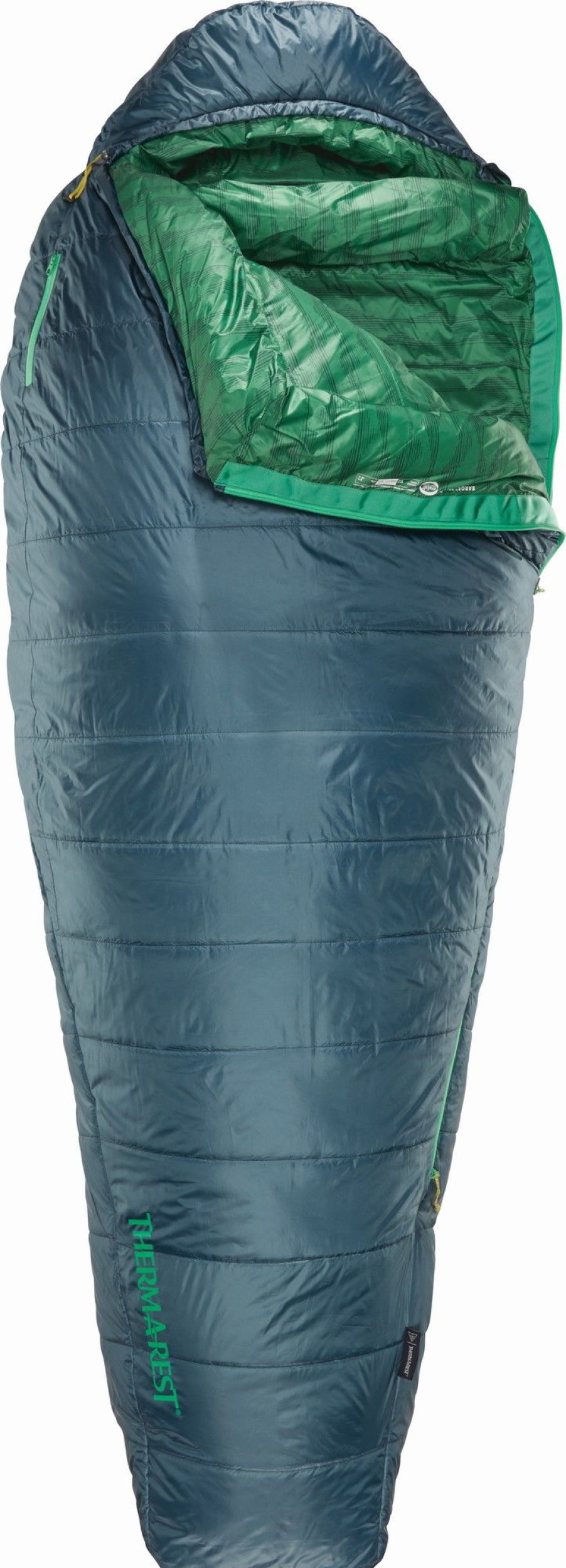 Camping Thermarest Backpacking & Lightweight Sleeping Bags | Therm-A-Rest Saros 0C Sleeping Bag Blue