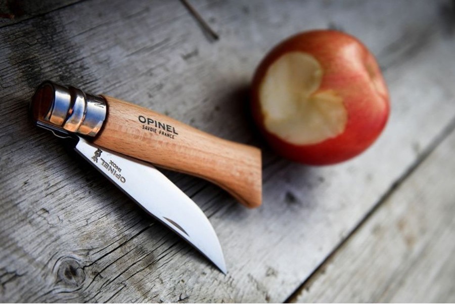 Equipment Opinel Knives & Multi-Tools | Opinel No.8 Knife - Stainless Steel Brown