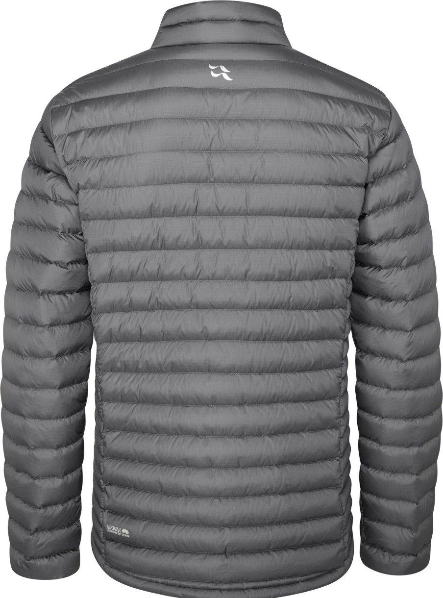 Clothing Rab Insulated Jackets | Rab Mens Microlight Jacket - Graphene Grey