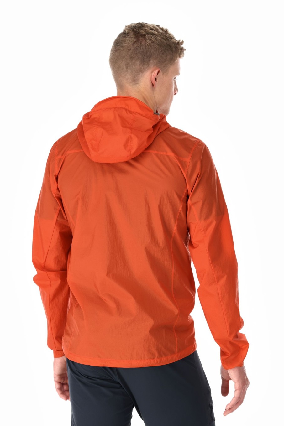 Clothing Rab Windshirts | Rab Mens Vital Hoody - Firecracker Orange