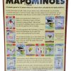 Equipment Wildcard Games Travel Accessories | Wildcard Games Mapominoes - The Ultimate Geography Game - Americas Black