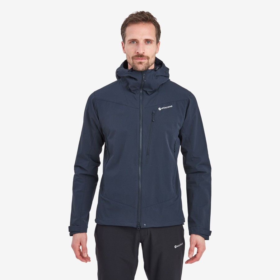 Clothing Montane Softshell Jackets | Montane Mens Dyno Lt Jacket - Eclipse Blue