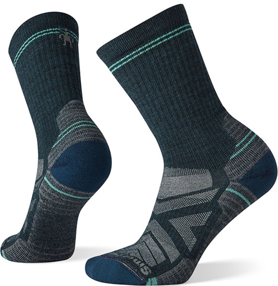 Clothing Smartwool Socks | Smartwool Womens Performance Hike Light Cushion Crew Socks - Twilight Blue