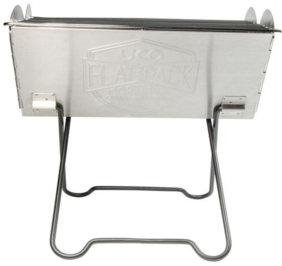 Camping UCO Family & Group Stoves | Uco Mini Flatpack Grill And Firepit Silver