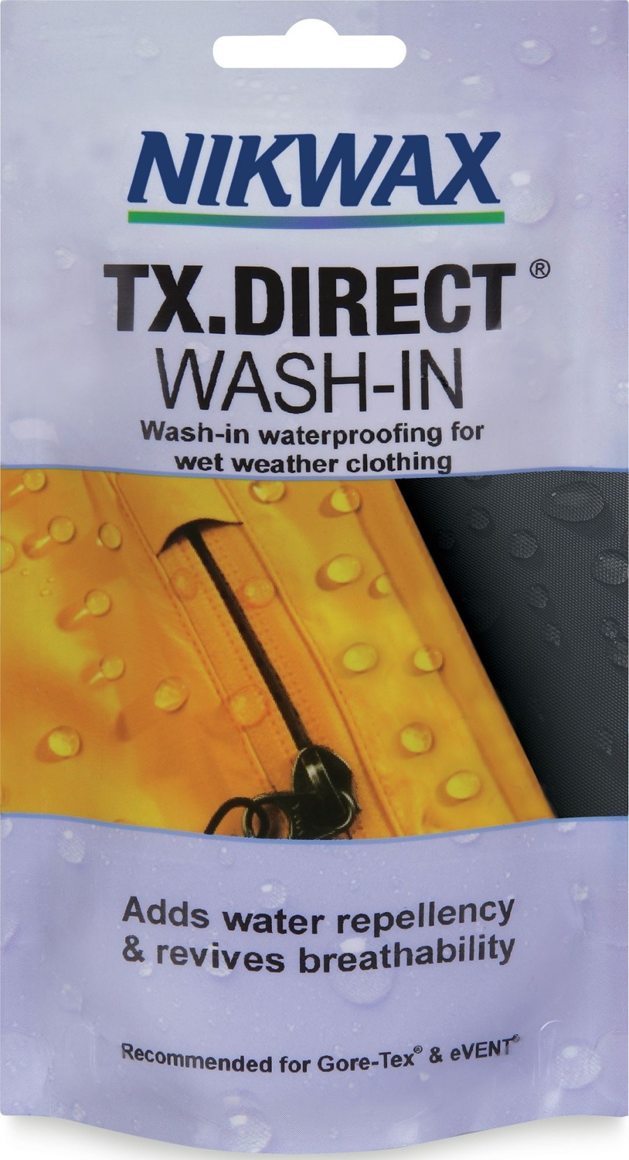 Clothing Nikwax Clothing Cleaning & Proofing | Nikwax Tx.Direct Wash-In Pouch - 100Ml Clear