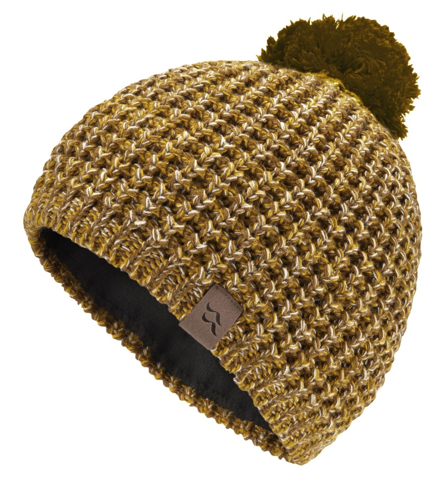 Clothing Rab Hats | Rab Nonna Bobble - Footprint-Sahara Brown