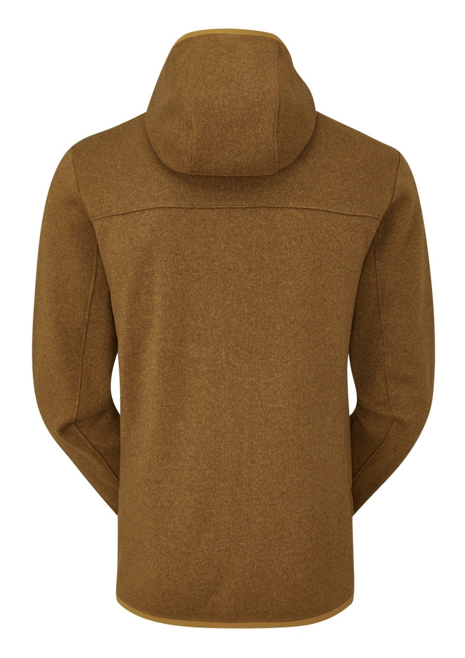 Clothing Rab Fleece & Mid Layer | Rab Mens Ryvoan Hoody - Footprint Brown