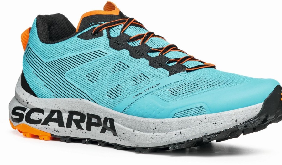 Footwear Scarpa Running Shoes | Scarpa Mens Spin Planet Trail Running Shoes - Azure-Black Blue