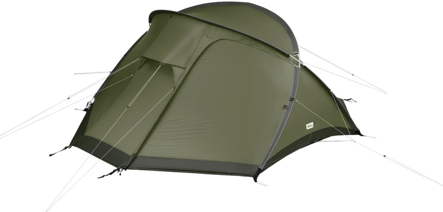 Camping Fjallraven Backpacking & Lightweight Tents | Fjallraven Abisko View 2 Tent - Pine Green