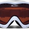 Clothing Bloc Eyewear Eyewear | Bloc Utopia Goggle - Shiny Goldeneye Lens White