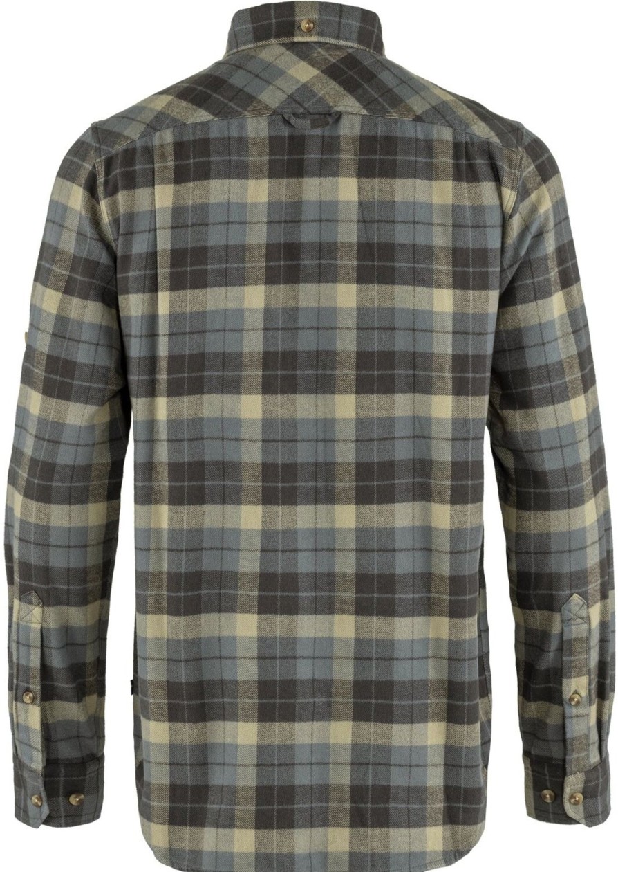 Clothing Fjallraven Shirts | Fjallraven Mens Singi Heavy Flannel Shirt - Super Stone Grey