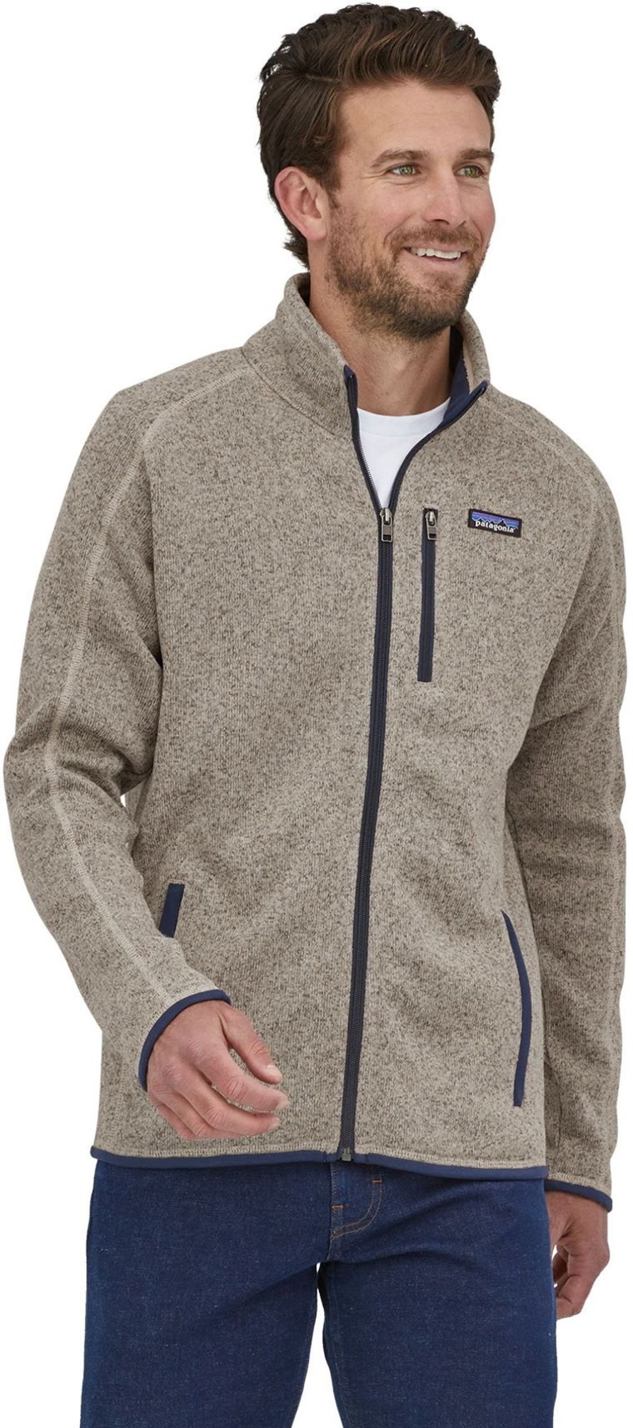 Clothing Patagonia Fleece & Mid Layer | Patagonia Mens Better Sweater Jacket - Oar Tan Brown