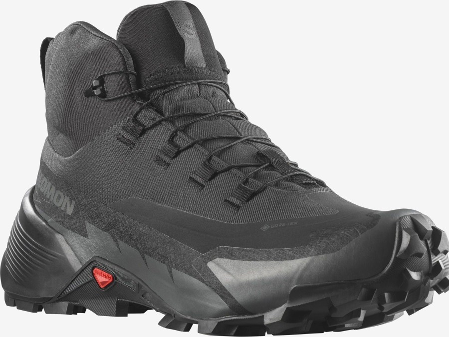 Footwear Salomon Mid Height Boots | Salomon Mens Crosshike Mid Gtx 2 Boots Magnet Black