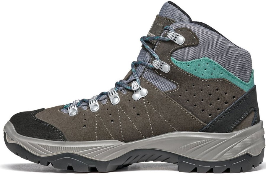 Footwear Scarpa Walking Boots | Scarpa Womens Mistral Gtx Boots - Smoke-Lagoon Grey