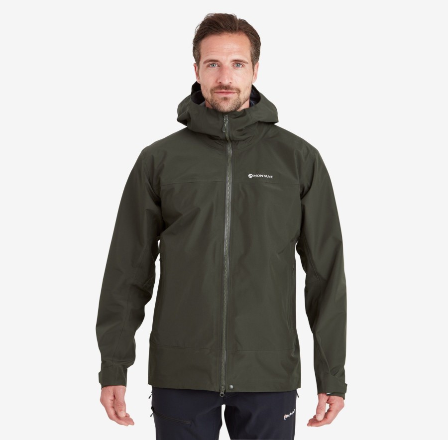 Clothing Montane Waterproof Jackets | Montane Mens Phase Jacket - Oak Green