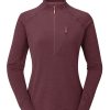 Clothing Rab Fleece & Mid Layer | Rab Womens Nexus Pull-On - Deep Heather Purple