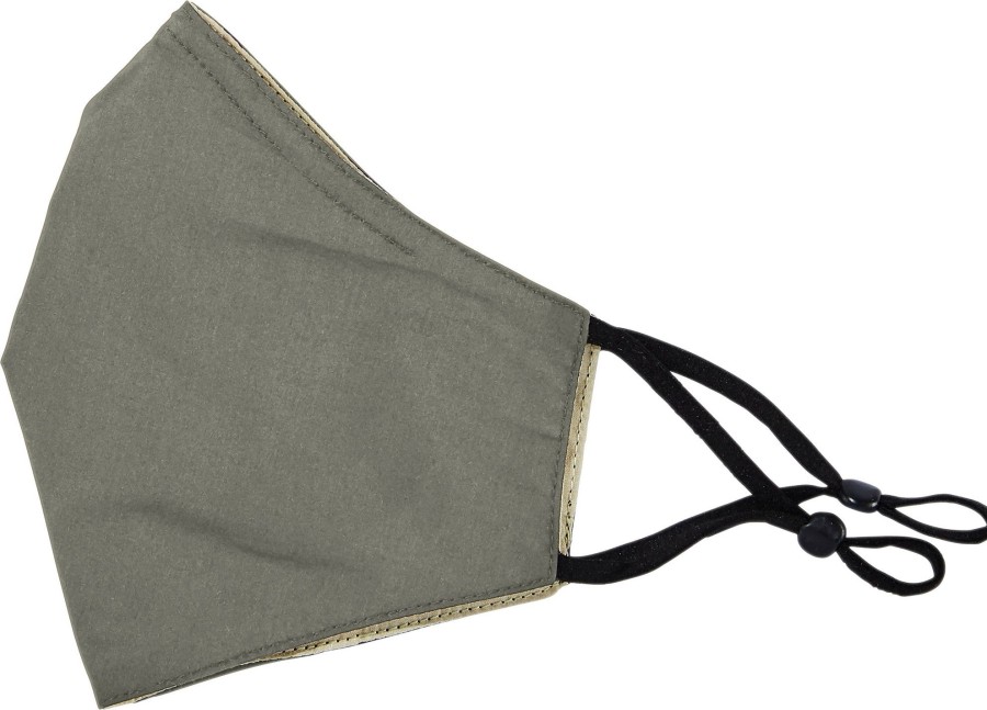 Clothing Tilley Face Masks | Tilley Cotton Face Mask - 2 Pack And Khaki Black