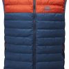 Clothing Mountain Equipment Vests & Gilets | Mountain Equipment Mens Superflux Vest - Dusk Rock Red