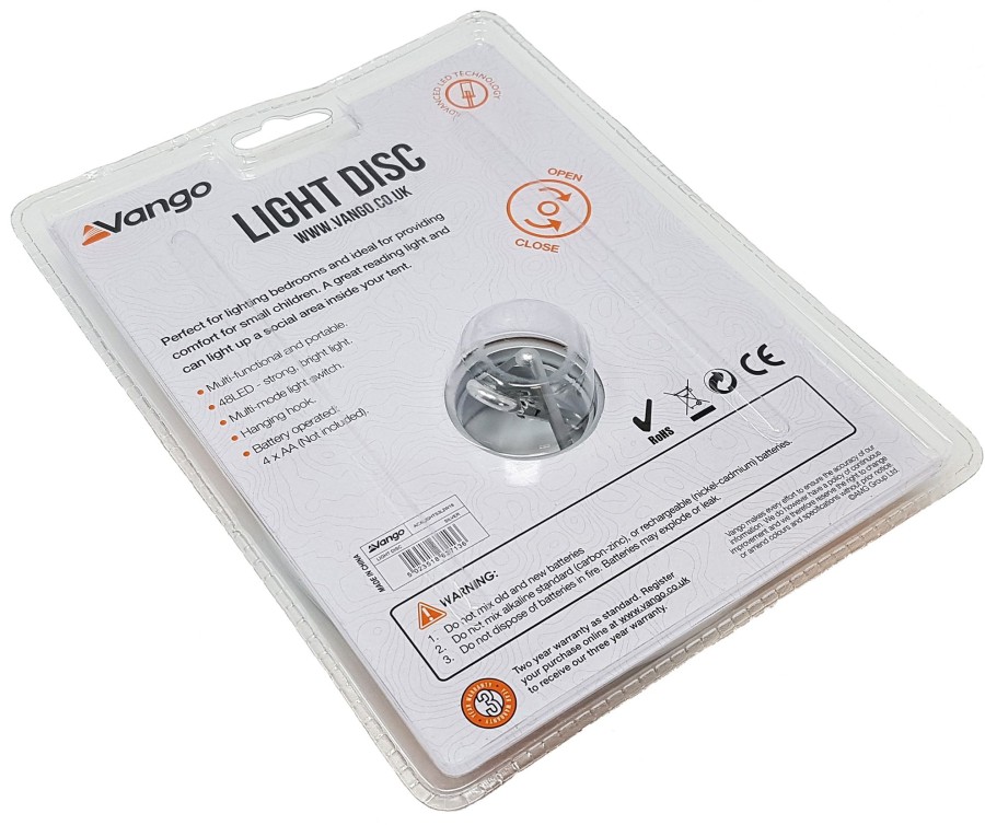 Equipment Vango Lanterns | Vango Light Disc Silver