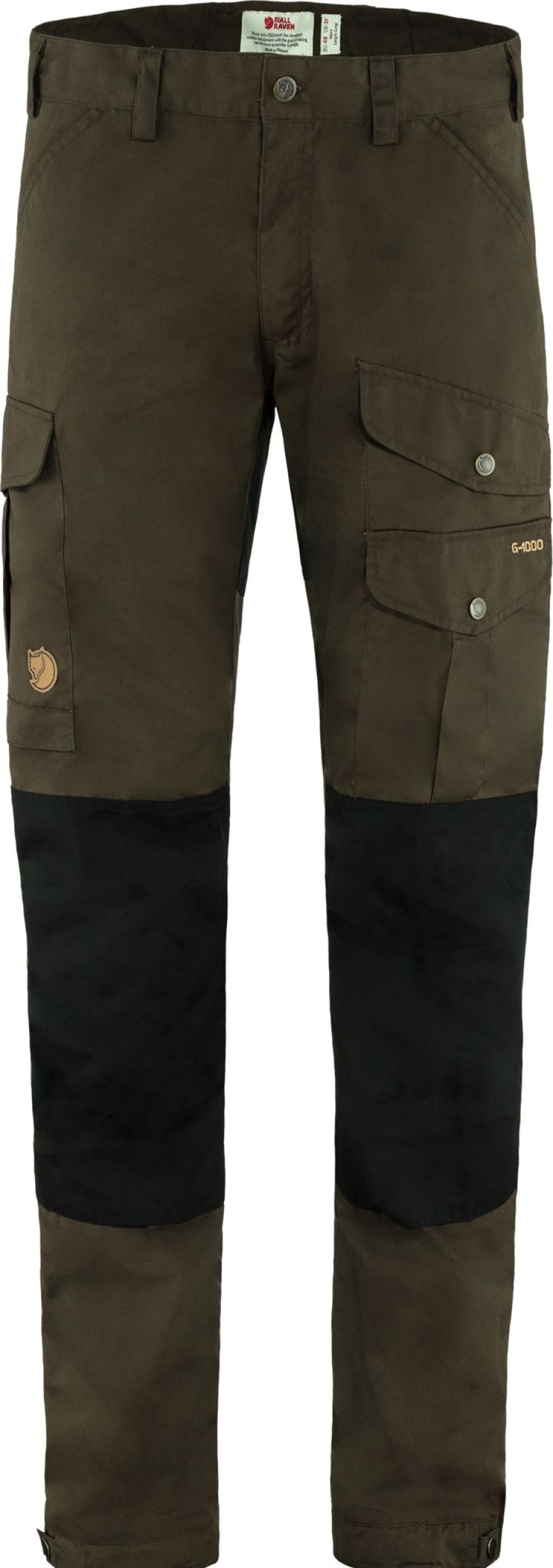 Clothing Fjallraven Trousers & Leg Wear | Fjallraven Mens Vidda Pro Trousers - Short Leg - Dark Olive-Black Green