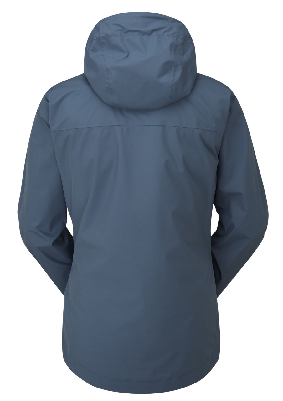 Clothing Rab Waterproof Jackets | Rab Womens Downpour Eco Jacket - Orion Blue