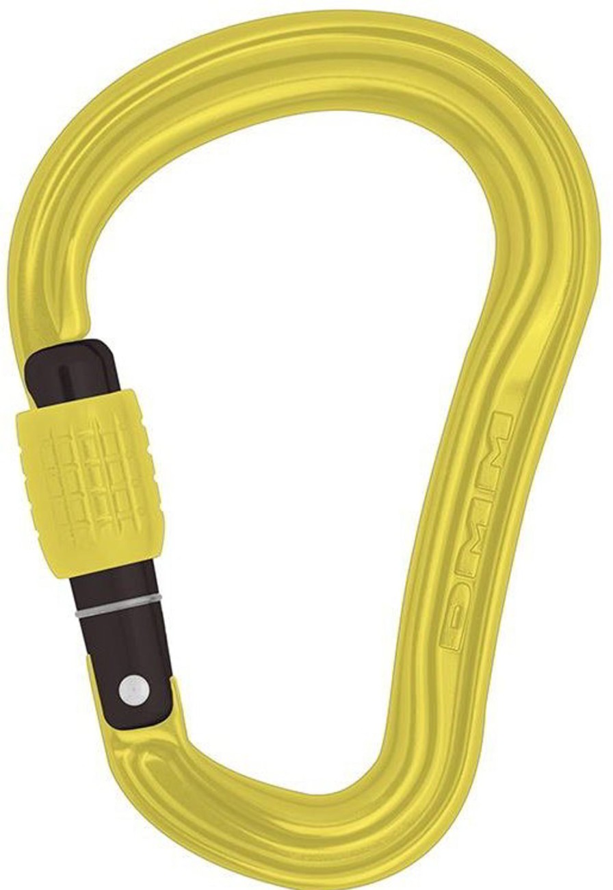 Equipment DMM Carabiners & Quickdraws | Dmm Shadow Hms Screwgate Carabiner - Lime Green