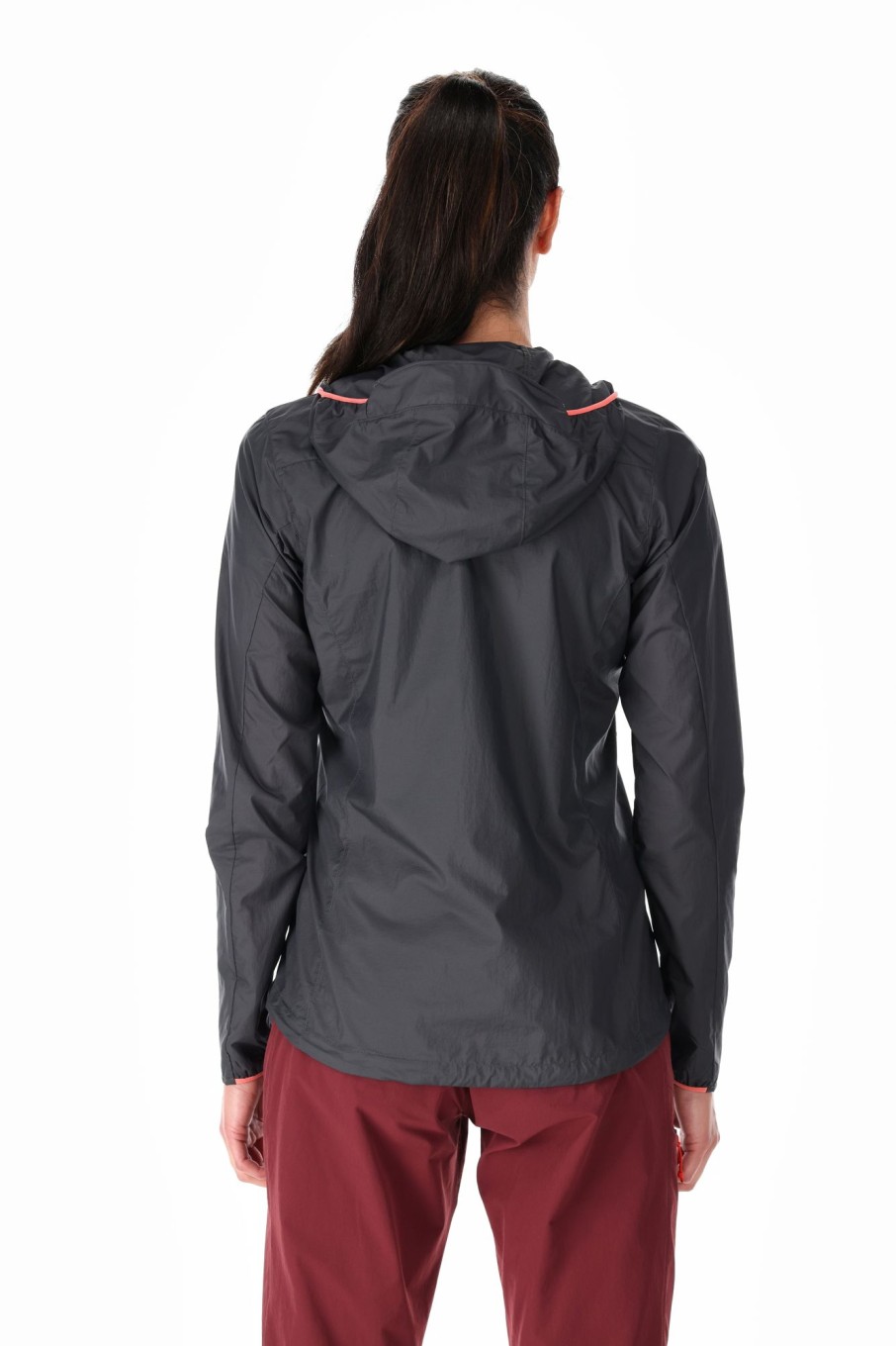 Clothing Rab Windshirts | Rab Womens Vital Hoody - Graphene Black