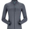 Clothing Rab Fleece & Mid Layer | Rab Womens Graviton Jacket - Beluga Grey