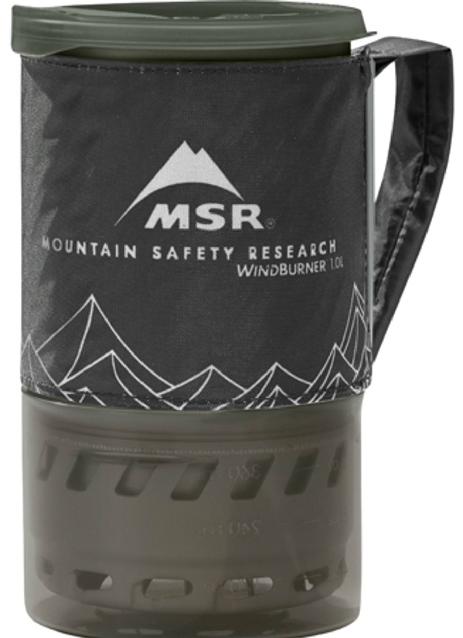 Camping MSR Lightweight Stoves | Msr Windburner Stove System 1.0L Black