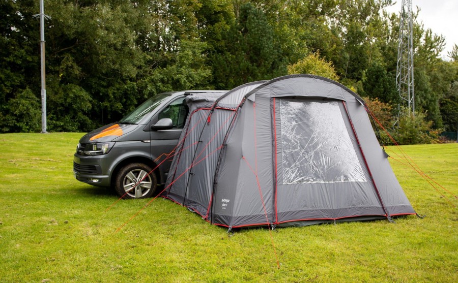 Camping Vango Driveaway Van Awnings | Vango Faros Ii Low Driveaway Awning Grey