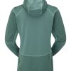 Clothing Rab Fleece & Mid Layer | Rab Womens Ascendor Hoody - Eucalyptus Green