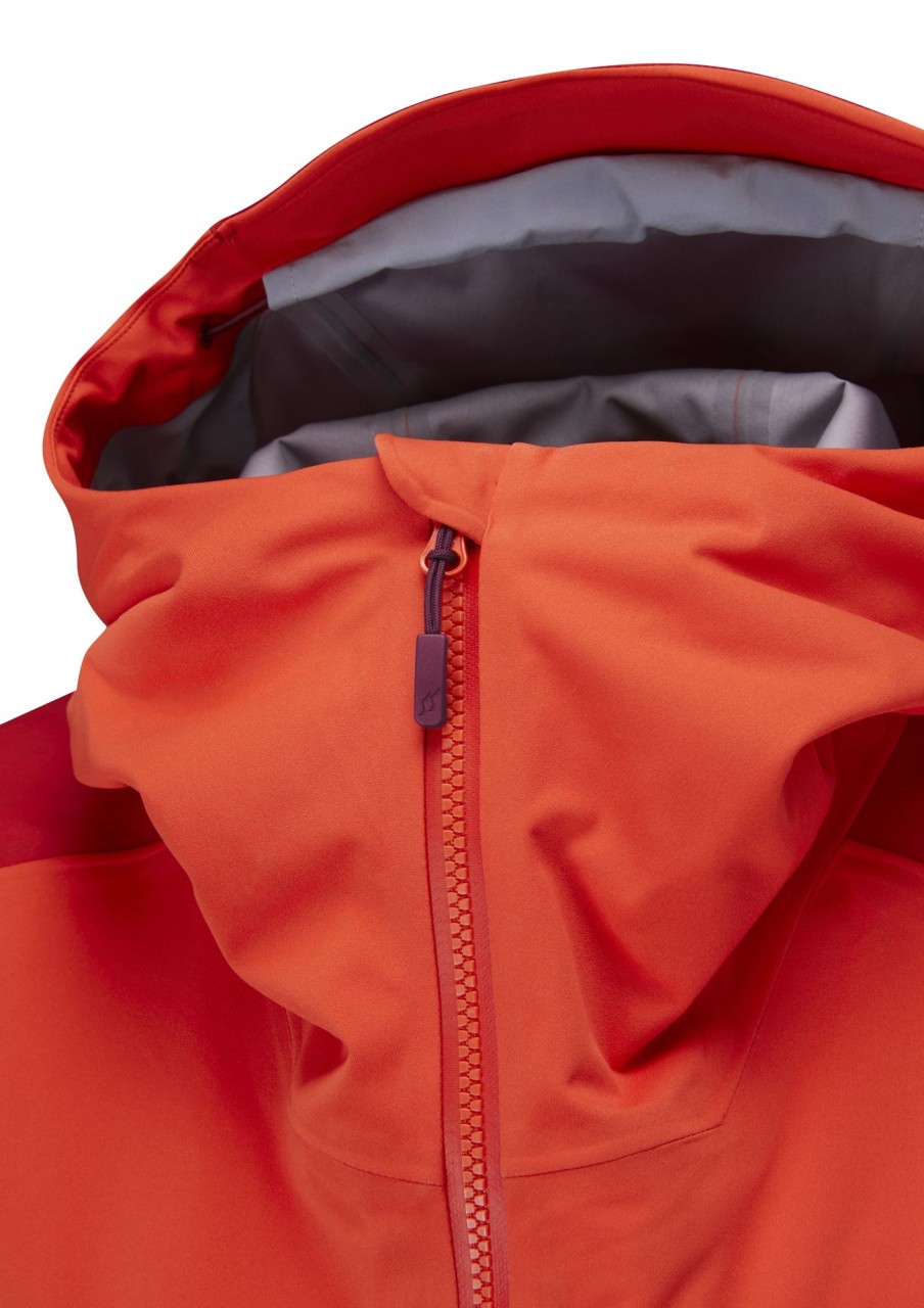 Clothing Rab Softshell Jackets | Rab Womens Kinetic Alpine 2.0 Jacket Grapefruit Red