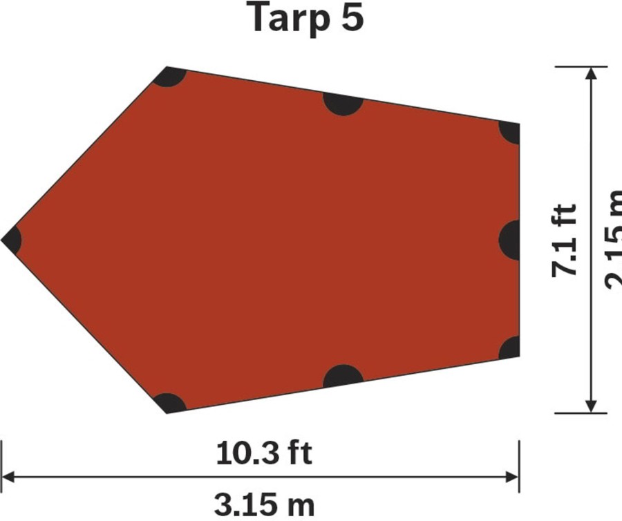 Camping Hilleberg Tarps & Shelters | Hilleberg Tarp 5 Green