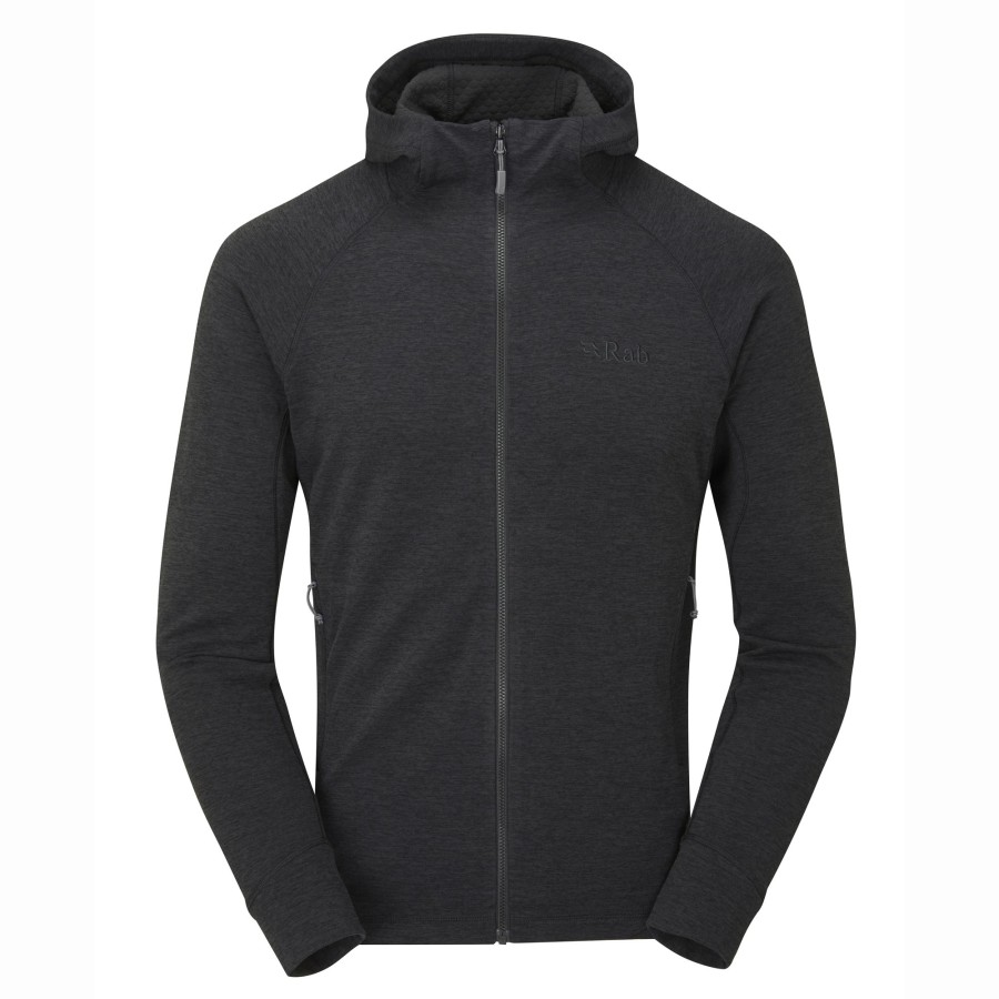 Clothing Rab Fleece & Mid Layer | Rab Mens Nexus Hoody Black