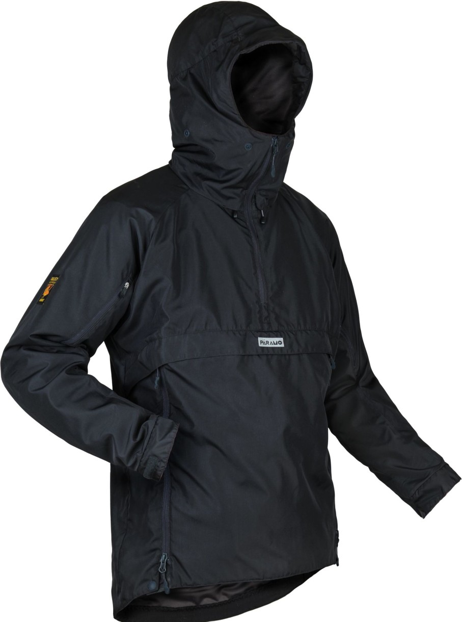 Clothing Paramo Waterproof Jackets | Paramo Mens Velez Adventure Smock Black