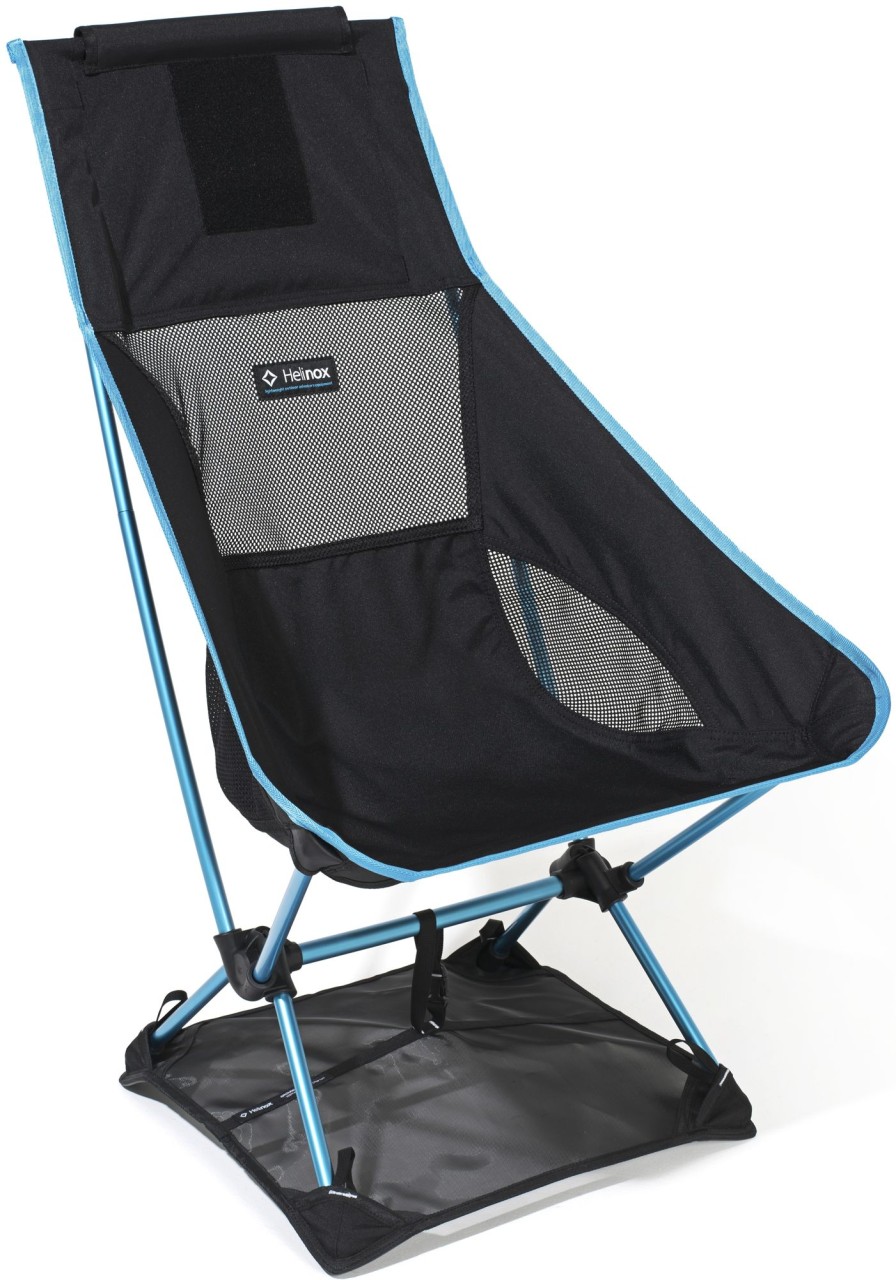 Camping Helinox Camping Furniture | Helinox Chair Two/ High Back Zero Groundsheet Black