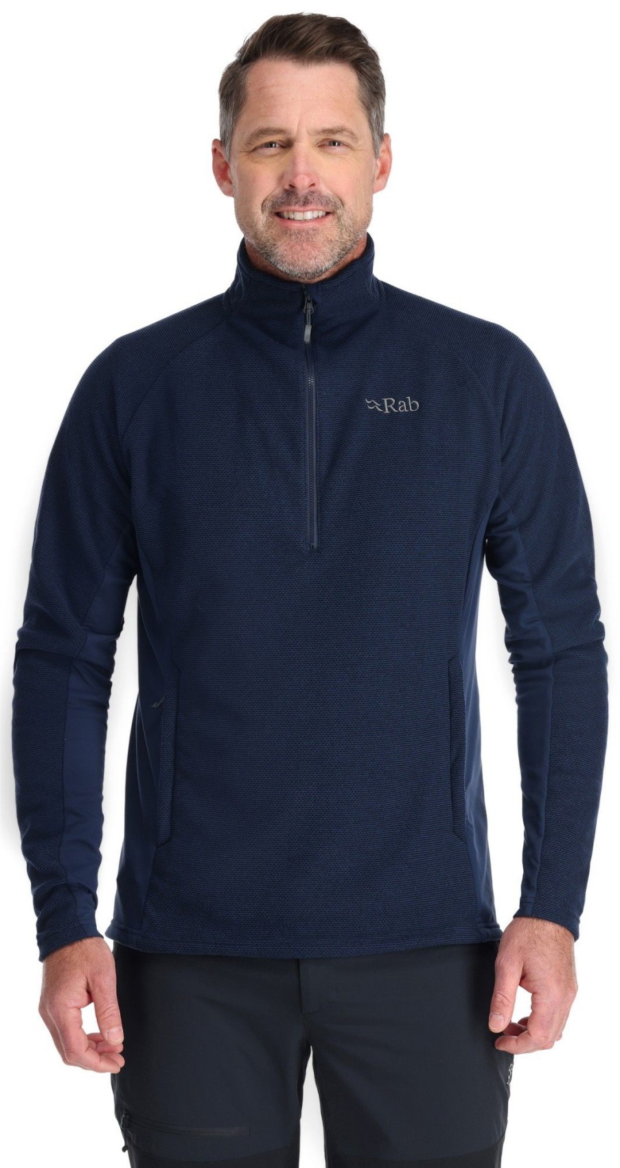 Clothing Rab Fleece & Mid Layer | Rab Mens Capacitor Pull-On - Deep Ink Blue