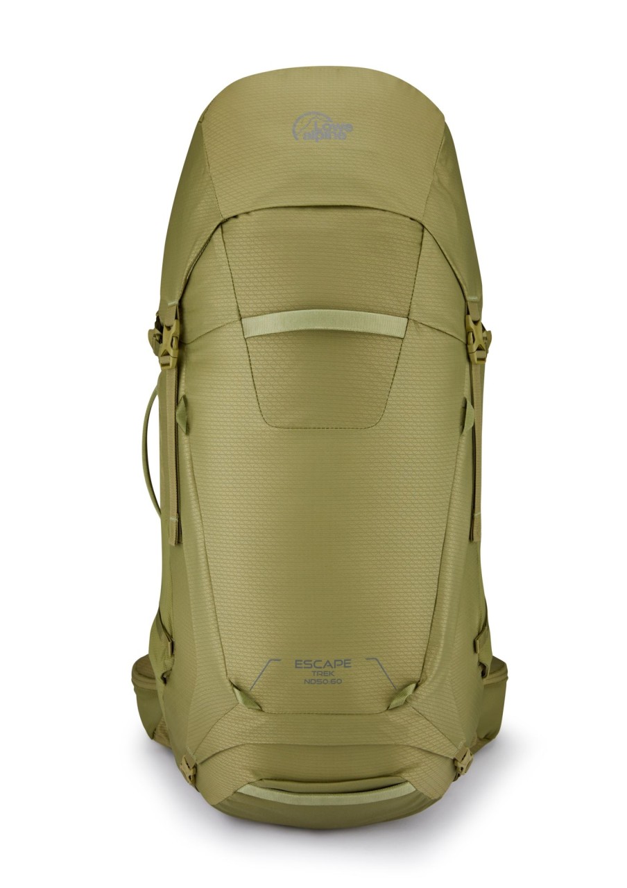 Rucksacks Lowe Alpine Luggage & Carry-On | Lowe Alpine Womens Escape Trek Nd50:60 Rucksack - Chlorite Green