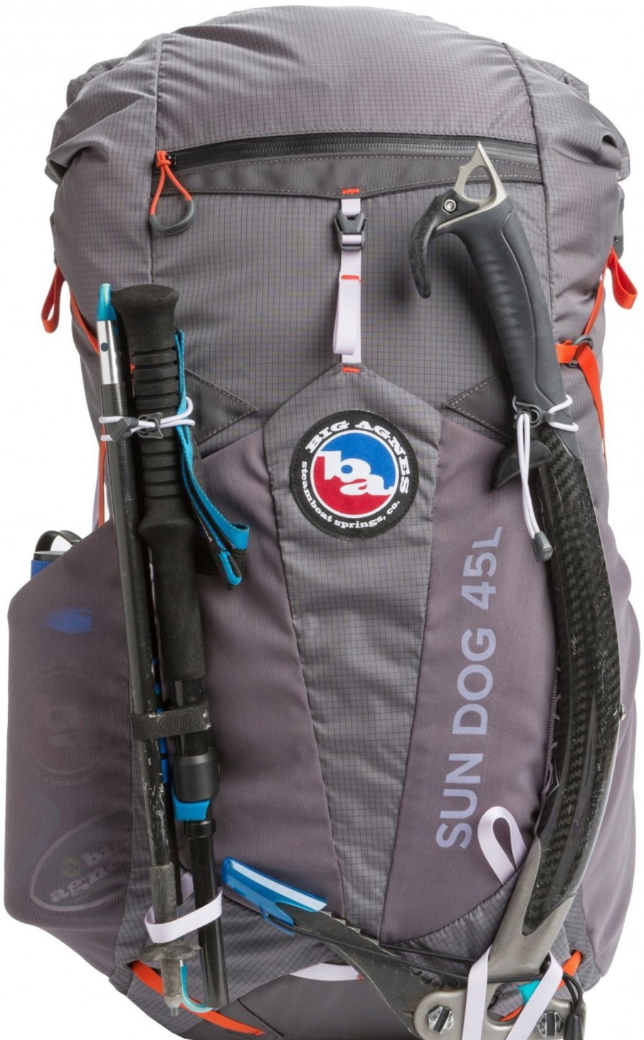 Rucksacks Big Agnes Backpacking Packs | Big Agnes Womens Sun Dog 45L Rucksack - Shark Grey