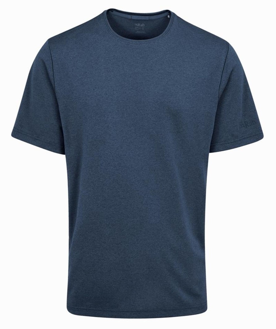 Clothing Rab T Shirts & Base Layers | Rab Mens Mantle Tee - Tempest Blue