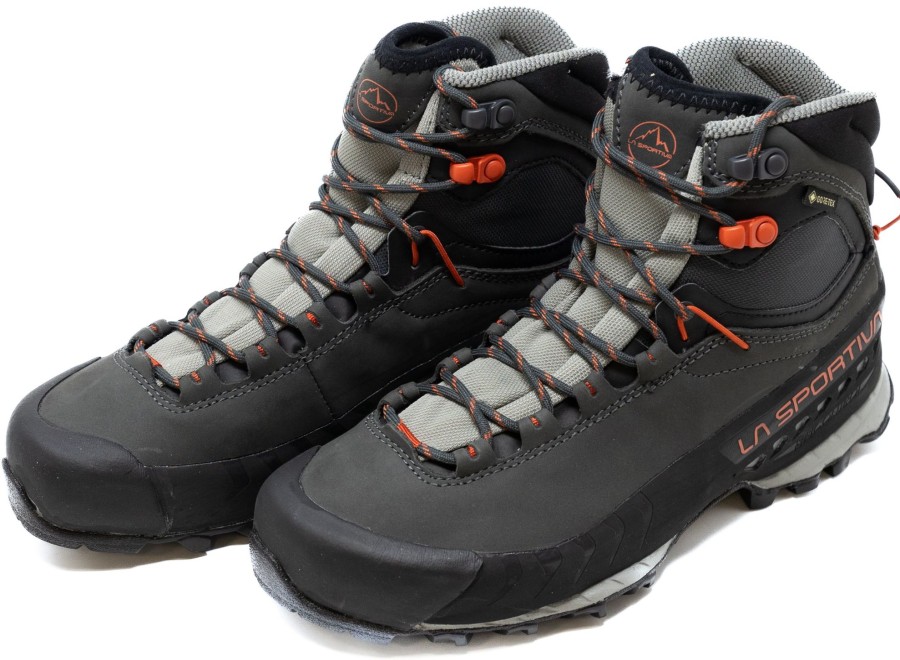 Footwear La Sportiva Mid Height Boots | La Sportiva Womens Tx5 Gtx Boots - Carbon-Paprika Grey